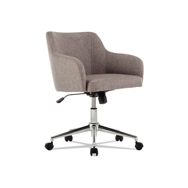 Alera Alera Modern Mid-Back Chair - Fabric - Gray Tweed - Captain Series CS4251 - main